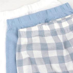 img 3 attached to ✨ HonestBaby Organic Cotton Footed Harem Pants – 3-Pack: Comfortable and Stylish Baby Bottoms
