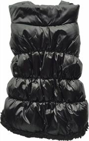 img 2 attached to Keep Your Furry Friend Warm During Cold Weather With Vedem'S Fleece Puffer Vest Coat - Perfect For Cats And Small Dogs (XS, Black)
