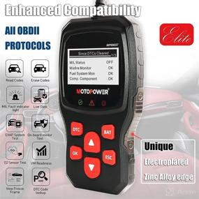 img 3 attached to MOTOPOWER MP69037 OBD2 Scanner: Engine Fault Code Reader & CAN Diagnostic Scan Tool for all OBD II Protocol Cars