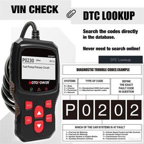 img 1 attached to MOTOPOWER MP69037 OBD2 Scanner: Engine Fault Code Reader & CAN Diagnostic Scan Tool for all OBD II Protocol Cars