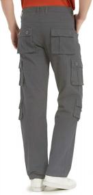 img 3 attached to Casual Comfort And Functionality Combined: KESSER Men'S Cargo Pants With Multiple Pockets