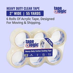 img 3 attached to Clear And Strong AVIDITI Packaging Tape For Efficient Shipping And Moving - Pack Of 6 Refills For Home And Office