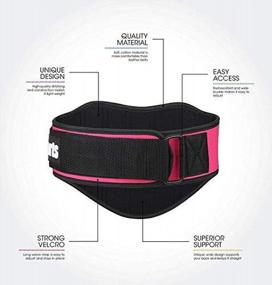 img 2 attached to Maximize Your Workouts With RIMSports Weight Lifting Belt: Unbeatable Support And Comfort