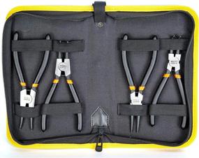 img 3 attached to KOTTO 4 Pack Set 7 Inches Snap Ring Pliers Set Heavy Duty Internal/External Circlip Pliers Kit With Straight/Bent Jaw For Ring Remover Retaining And Remove Hoses With Storage Bag