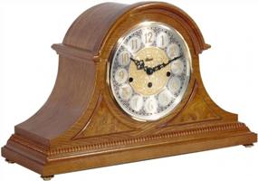 img 2 attached to Hermle 21130I90340 Light Oak Amelia German Mechanical Mantel Clock - Qwirly Store