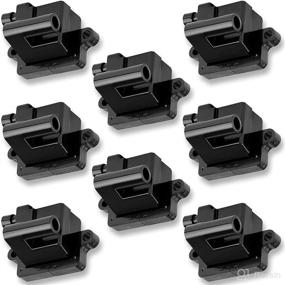 img 4 attached to 🔥 Ignition Coil Pack Set of 8 - Compatible with Cadillac, Chevy, GMC - Coils for Escalade Silverado Avalanche Express Suburban Tahoe Sierra Savana Yukon Savana Envoy - Replacements for UF271 C1208 D581