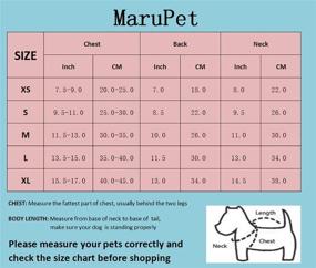 img 3 attached to MaruPet Winter Waterproof Windproof Reversible Dog Vest Coat – Warm 🐶 Dog Down Jacket for Extra Small and Small Dogs, Navy Blue, Size S