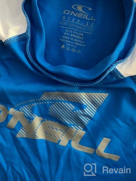 img 1 attached to 🩳 ONeill Premium Sleeve Graphite Boys' Swimwear for Youth review by Levi Stewart