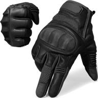 🧤 axbxcx touch screen full finger gloves: ultimate protection for motorcycles, cycling, atv, camping, climbing, hiking, work, outdoor sports - men women black xl logo