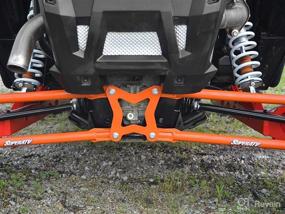 img 1 attached to SuperATV Heavy Duty Round Tubed Rear Radius Arms/Rods For Polaris RZR XP 1000 / XP 4 1000 / XP Turbo/XP 4 Turbo (2014 ) - Orange