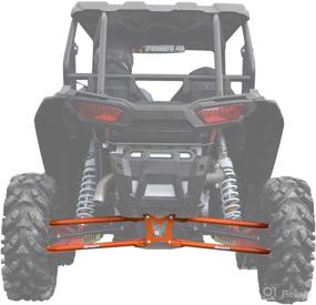 img 4 attached to SuperATV Heavy Duty Round Tubed Rear Radius Arms/Rods For Polaris RZR XP 1000 / XP 4 1000 / XP Turbo/XP 4 Turbo (2014 ) - Orange