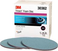 🔵 3m trizact hookit foam disc, 30362, 3 in, p5000, pack of 15 logo