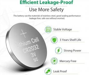 img 1 attached to Батарея LiCB CR2032, 20 шт. — долговечные литиевые батарейки типа «таблетка» и «таблетка» большой емкости 3 В с адаптивным питанием и превосходной безопасностью