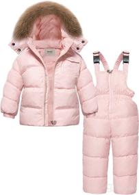 img 4 attached to ZOEREA Snowsuit Children Clothing Trousers Apparel & Accessories Baby Boys best: Clothing