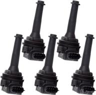 🔥 cciyu 5pcs uf341 ignition coils c1258 replacements for volvo c70 s60 s70 s80 v70 xc70 xc90 логотип