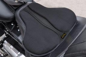 img 2 attached to 🔥 Ultimate Comfort on-the-go: SKWOOSH Classic Saddle Gel Seat Cushion with Cooling Mesh & Breathable Fabric - Made in USA