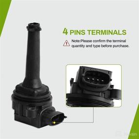 img 2 attached to 🚗 AUTOSAVER88 5-Pack Ignition Coil for 2004-2012 Volvo C30 C70 S40 S60 V50 V70 2.4L 2.5L L5 - Improved SEO-friendly product name.