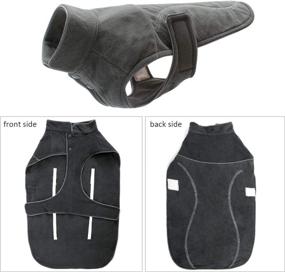 img 1 attached to 🐶 Dog Coat for Small Medium Large Dogs - Lightweight and Cozy Dog Jacket, Soft Warm Double-Layer Fleece Dog Vest for Indoor and Outdoor Use, Ideal for Dogs Girl or Boy (GR5XL)