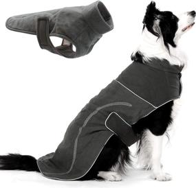 img 4 attached to 🐶 Dog Coat for Small Medium Large Dogs - Lightweight and Cozy Dog Jacket, Soft Warm Double-Layer Fleece Dog Vest for Indoor and Outdoor Use, Ideal for Dogs Girl or Boy (GR5XL)