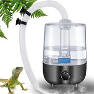 🦎 4l large reptile mister fogger: cool mist terrariums humidifier for turtles, snakes, amphibians, herbs - effective fog machine logo