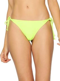 img 2 attached to RELLECIGA Womens Tie Side Bikini Bottom Women's Clothing - Swimsuits & Cover Ups