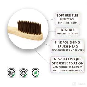 img 2 attached to Planet-Friendly Biodegradable Toothbrushes: Perfect for Sensitive Teeth!