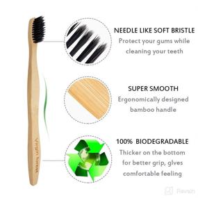 img 3 attached to Planet-Friendly Biodegradable Toothbrushes: Perfect for Sensitive Teeth!