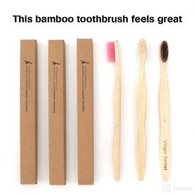 img 1 attached to Planet-Friendly Biodegradable Toothbrushes: Perfect for Sensitive Teeth!