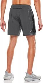 img 3 attached to Men'S 7 Inch Quick Dry Athletic Running Shorts With Pockets For Basketball Gym Training Workout