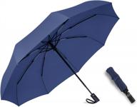 stay protected in style: mrtlloa windproof travel umbrella - perfect gift for all occasions логотип