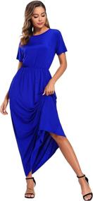 img 3 attached to 👗 Stylish AUOMITH Women's Sleeve Dresses with Pockets for Fashionable Women