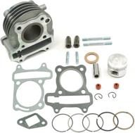 glixal atmt1-005 high performance gy6 50cc to 60cc 44mm big bore cylinder kit with piston for 139qmb 139qma scooter moped atv: boost your ride's power! логотип