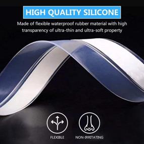 img 1 attached to Keep Drafts Out: 16Ft Long Silicone Seal Strip For Doors, Windows & Showers