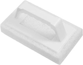 img 3 attached to Lola Products Bath Scrubber, Non-Scratch Tile Cleaner for Light Duty Cleaning on Various Bathroom Surfaces, 1 Pack, 6” x 3.5” x 1”