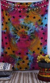 img 2 attached to Brighten Your Home With A Multicolor AUNERCART Indian Mandala Wall Hanging Tapestry!