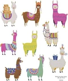 img 4 attached to Cute Llama Scrapbook Stickers - Pack of 2 Sheets