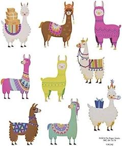 img 2 attached to Cute Llama Scrapbook Stickers - Pack of 2 Sheets