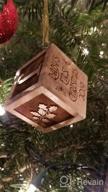 img 1 attached to Personalized Baby Block Wooden Keepsake Ornament 2022 Gift For Boy Or Girl - My First Babys Christmas Custom Engraved Newborn Infant Mom, Dad 1St Date By Glitzby review by Doug Bundy