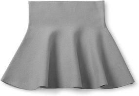 img 3 attached to 👗 Mesinsefar Little Knitted Pleated Girls' Skirts & Skorts - 140Cm (55 inches)