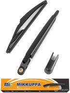 🚗 mikkuppa rear wiper arm blade for mercedes-benz ml-class - 2006-2015 ml350, 2007-2011 ml320, 2008-2011 ml450 - all season natural rubber cleaning window - back windshield wiper assembly replacement logo