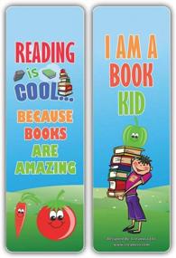 img 1 attached to Закладки Creanoso Cool Vegetable Reading Sayings Bookmarks (60 шт.) — Подарочные чулки для детей, мальчиков и девочек, подростков — Сувениры для вечеринок — Награды за чтение книг Поощрение подарков — Набор отличных подарков