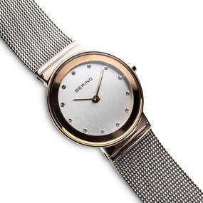 img 1 attached to BERING Time Women's Slim Watch 10126-066 - 26MM Case, ⌚ Classic Collection, Stainless Steel Strap, Scratch-Resistant Sapphire Crystal - Minimalistic Danish Design