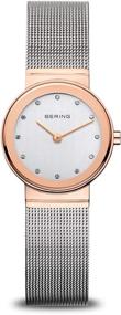 img 4 attached to BERING Time Women's Slim Watch 10126-066 - 26MM Case, ⌚ Classic Collection, Stainless Steel Strap, Scratch-Resistant Sapphire Crystal - Minimalistic Danish Design