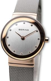 img 3 attached to BERING Time Women's Slim Watch 10126-066 - 26MM Case, ⌚ Classic Collection, Stainless Steel Strap, Scratch-Resistant Sapphire Crystal - Minimalistic Danish Design