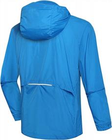 img 1 attached to Outto Men'S Lightweight Jacket Rain Resistant UV Protection Quick Drying Windproof Skin Coat