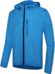 outto men's lightweight jacket rain resistant uv protection quick drying windproof skin coat logo