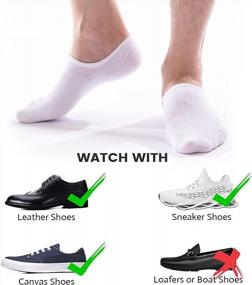 img 1 attached to Men'S Anti-Slip Athletic No Show Socks: IDEGG Low Cut Ankle Short Socks With Non Slip Grip