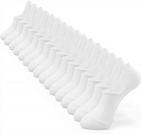 img 4 attached to Men'S Anti-Slip Athletic No Show Socks: IDEGG Low Cut Ankle Short Socks With Non Slip Grip