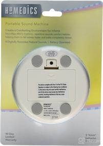 img 1 attached to 🎵 Homedics SS-MN101BL Sound Spa Mini: Your Portable Blues-Banishing Sound Machine