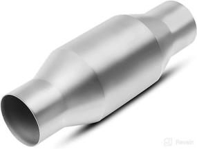 img 4 attached to 🚗 AUTOSAVER88 ATCC0006 2.5" Inlet/Outlet Universal Catalytic Converter - EPA Compliant